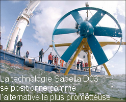 Photo Hydrolienne Sabella